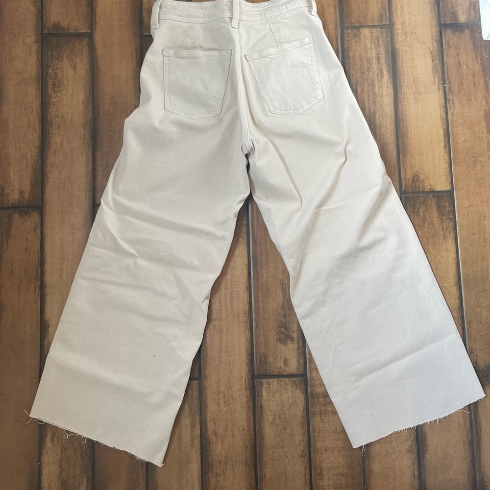 Universal Thread Off-White Wide-Leg Jeans - Picture 2 of 2
